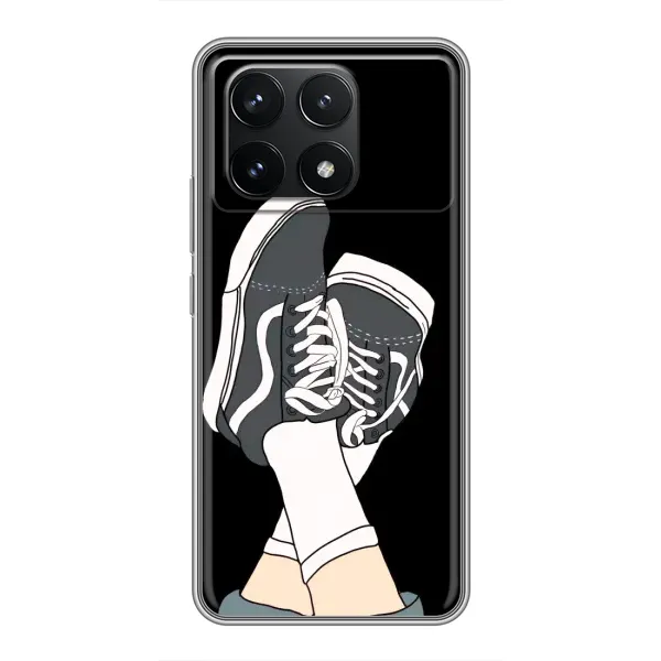 Чехол с рисунком «Кеды» для Xiaomi POCO F6 Pro Чехол с рисунком «Кеды» для Xiaomi POCO F6 Pro