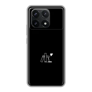 Чохол з картинками на чорному фоні для Xiaomi POCO F6 Pro (Книжки)