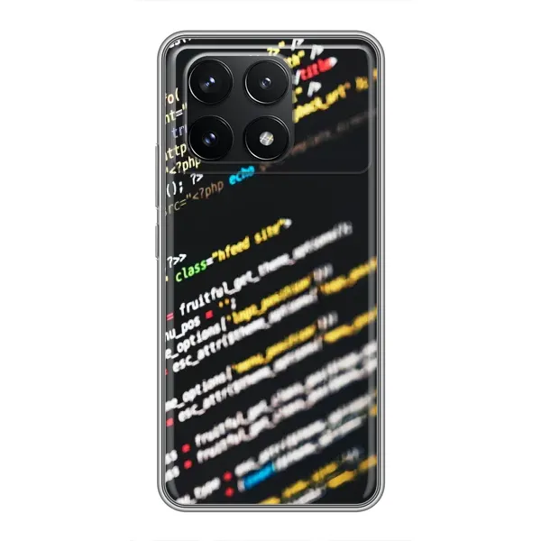 Чехол с рисунком «Код» для Xiaomi POCO F6 Pro Чехол с рисунком «Код» для Xiaomi POCO F6 Pro