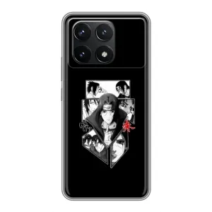 Чехлы с картинкой Итачи Учиха на Xiaomi POCO F6 Pro (Коллаж Итачи)