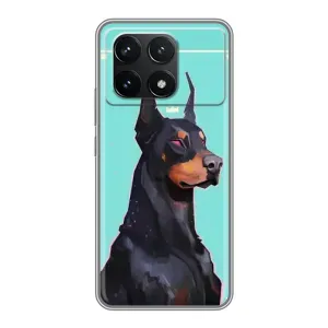 Чехол ДОБЕРМАН для Xiaomi POCO F6 Pro (Король доберман)