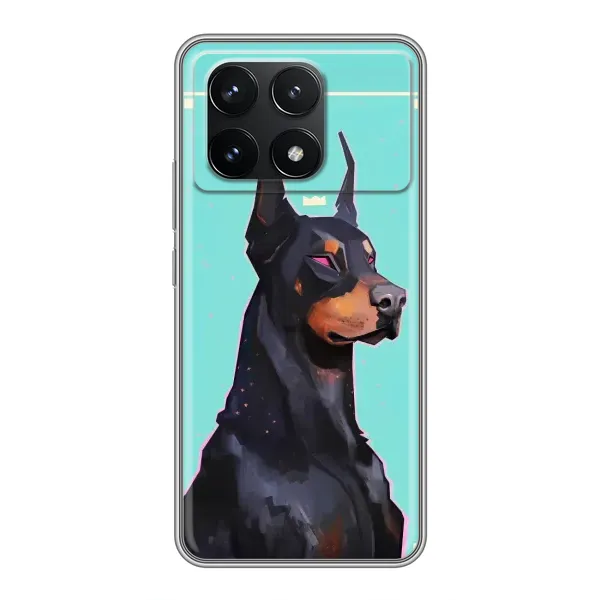Чехол с рисунком «Король доберман» для Xiaomi POCO F6 Pro Чехол с рисунком «Король доберман» для Xiaomi POCO F6 Pro