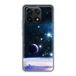 Чохол (ТПУ) з планетами на Xiaomi POCO F6 Pro (Космічний вид)
