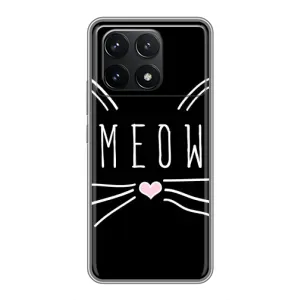 Бампер с изображением Котиков для Поко Ф6 Про (КОТИК MEOW)
