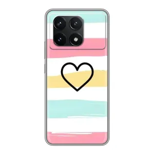 Чохли з тематикою "Маленькі Сердчеки" на Xiaomi POCO F6 Pro (Гарне сердечко)
