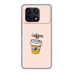 Чохол з зображенням смачної їжі для Xiaomi POCO F6 Pro (Кружка Кави)