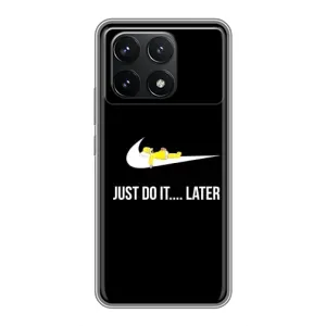 Силіконовый Чохол на Xiaomi POCO F6 Pro з картинкою НАЙК (Later)