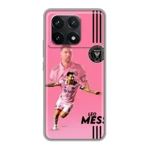 Чехлы Лео Месси в Майами на Xiaomi POCO F6 Pro (Лео в Майами)