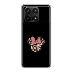 Чохол з леопардовим принтом на Xiaomi POCO F6 Pro (Леопардова Мінні)