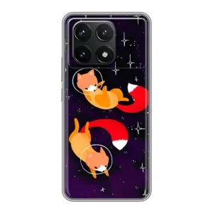 Чехол с Лисичкой для Xiaomi POCO F6 Pro (Лисы)