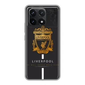 Силиконовые Чехлы принт Футбол на Xiaomi POCO F6 Pro (Liverpool)