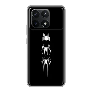 Чохол Супергерой Людина Павук на Xiaomi POCO F6 Pro (Лого павука)