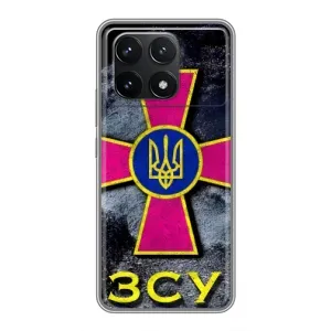 ЗСУ Чохли (TPU) для Xiaomi POCO F6 Pro (Лого ЗСУ)