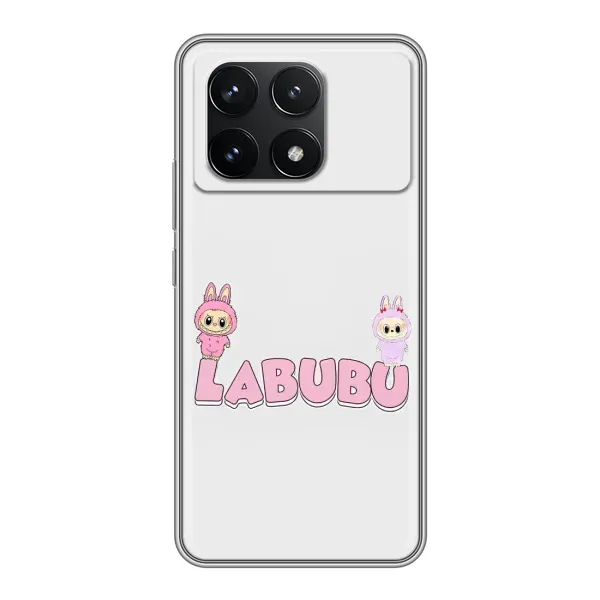 Чехол с рисунком «Логотип Лабубу» для Xiaomi POCO F6 Pro