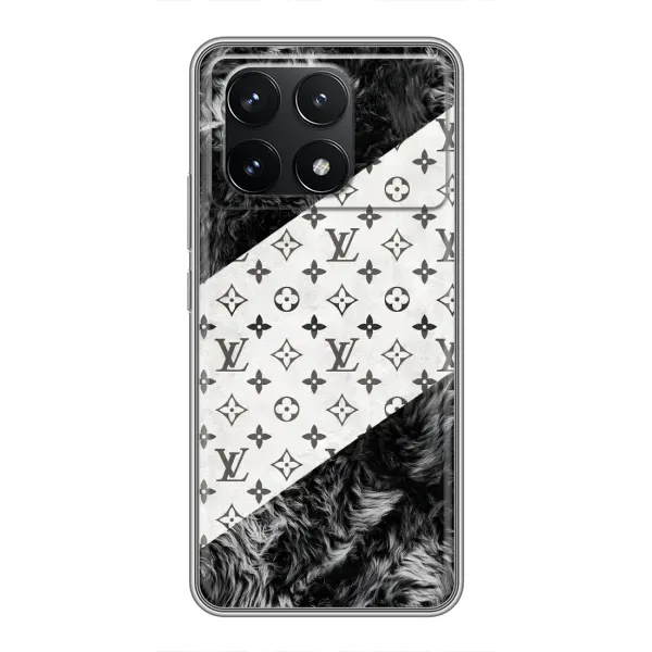Чехол с рисунком «LV на белом» для Xiaomi POCO F6 Pro Чехол с рисунком «LV на белом» для Xiaomi POCO F6 Pro