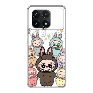 Чохол з принтом Лабубу для Xiaomi POCO F6 Pro