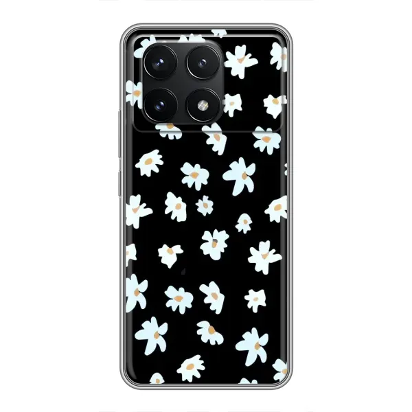 Чехол с рисунком «Маленькие ромашки» для Xiaomi POCO F6 Pro Чехол с рисунком «Маленькие ромашки» для Xiaomi POCO F6 Pro