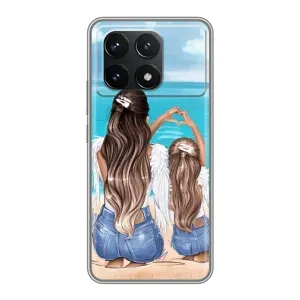 Чехлы для МАМЫ на Xiaomi POCO F6 Pro (Мама и дочь)