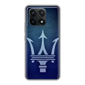 Чехлы с тематикой "Крутые машины" на Xiaomi POCO F6 Pro (Лого Maserati)