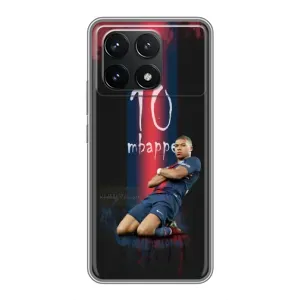 Чохол (TPU) з Футболістом на Xiaomi POCO F6 Pro (MBAPPE 10)