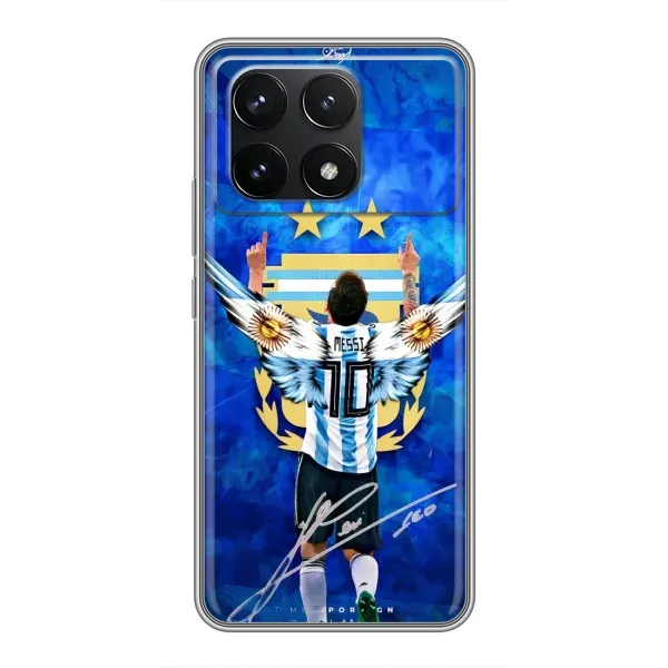 Чехол с рисунком «Месси Аргентина» для Xiaomi POCO F6 Pro