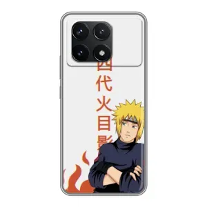 Чехол с персонажами АНИМЕ на Xiaomi POCO F6 Pro (Минато Намикадзэ)