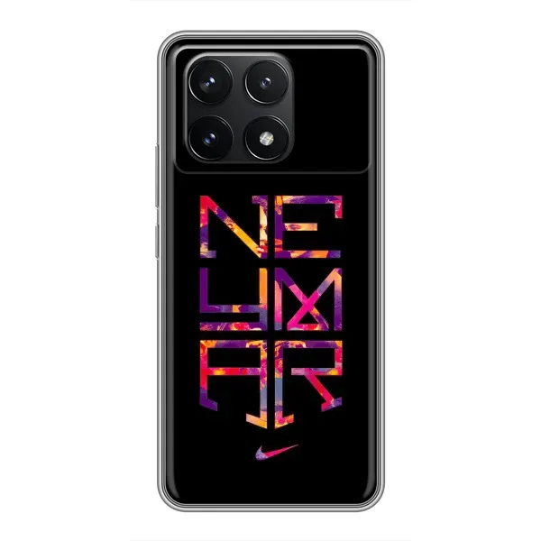 Чехол с рисунком «N E Y M A R» для Xiaomi POCO F6 Pro Чехол с рисунком «N E Y M A R» для Xiaomi POCO F6 Pro