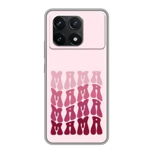 Чохли на день мами на Поко Ф6 Про (Напис мама)