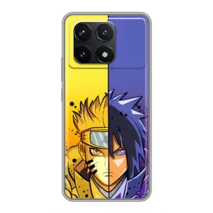 Купить Чехлы на телефон с принтом Anime для Xiaomi POCO F6 Pro (Naruto Vs Sasuke)