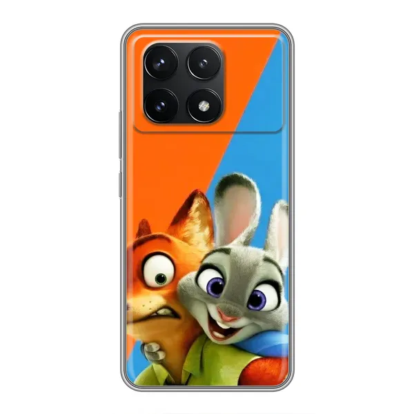 Чехол с рисунком «Ник и Хопс» для Xiaomi POCO F6 Pro Чехол с рисунком «Ник и Хопс» для Xiaomi POCO F6 Pro
