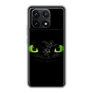 Чехол дракон Беззубик для Xiaomi POCO F6 Pro (Глаза Беззубика)