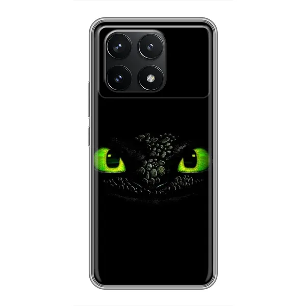 Чехол с рисунком «Глаза Беззубика» для Xiaomi POCO F6 Pro Чехол с рисунком «Глаза Беззубика» для Xiaomi POCO F6 Pro