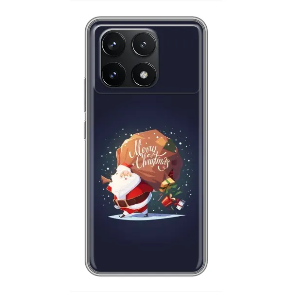 Чехол с рисунком «Подарки от Санты» для Xiaomi POCO F6 Pro Чехол с рисунком «Подарки от Санты» для Xiaomi POCO F6 Pro