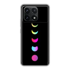 Чохол (ТПУ) з планетами на Xiaomi POCO F6 Pro (Повнолуння)