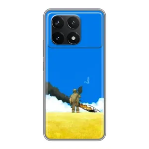 Чехлы на военную тематику для Xiaomi POCO F6 Pro (Попадание)