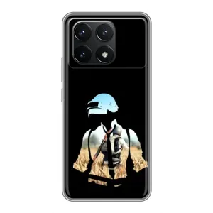 Чохол з картинкою "Герой Pubg" на Xiaomi POCO F6 Pro (Пубг мен)