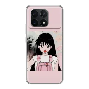 Чехол с персонажами АНИМЕ на Xiaomi POCO F6 Pro (Сейлор Марс)