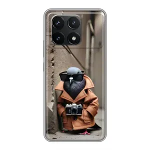 Чехол с мемами тралалело тралала для Xiaomi POCO F6 Pro (Шпиониро голубио)