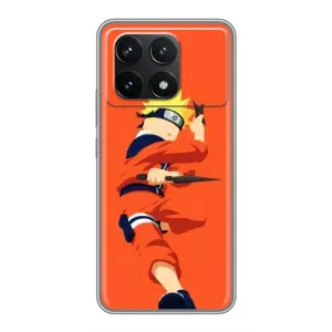 Чехлы с принтом Наруто на Xiaomi POCO F6 Pro (Силуэт Наруто)