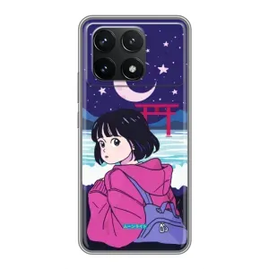 Чехол с персонажами АНИМЕ на Xiaomi POCO F6 Pro (Синобу Миякэ)