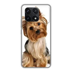 Чехол (ТПУ) Милые собачки для Xiaomi POCO F6 Pro (Собака Терьер)