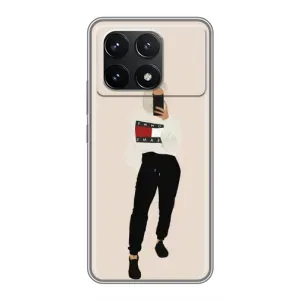 Силіконовый Чохол на Xiaomi POCO F6 Pro з картинкой Модных девушек (Стильна)