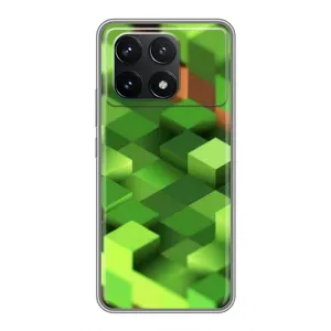 Чохли для Xiaomi POCO F6 Pro (Персонажі МайнКрафт) (Текстура)