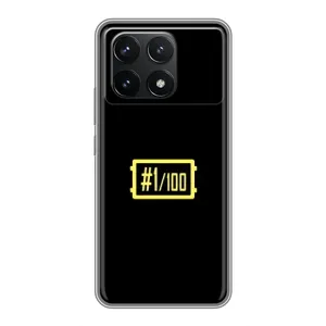 Чохол (TPU) з картинкою "Лого Пабг" на Поко Ф6 Про (ТОП 1)