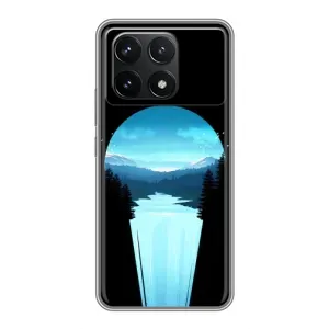 Літній Чохол на Xiaomi POCO F6 Pro (Синій Водоспад)