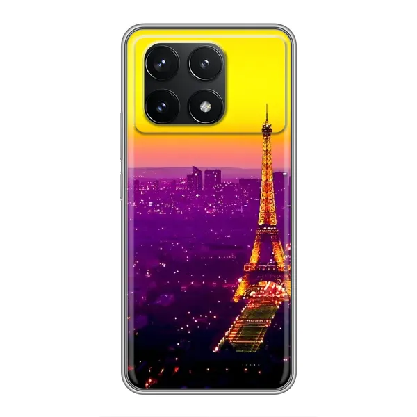 Чехол с рисунком «Яркая башня» для Xiaomi POCO F6 Pro Чехол с рисунком «Яркая башня» для Xiaomi POCO F6 Pro
