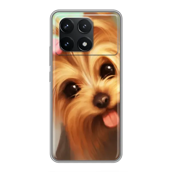 Чехол с рисунком «Йоршенский терьер» для Xiaomi POCO F6 Pro Чехол с рисунком «Йоршенский терьер» для Xiaomi POCO F6 Pro