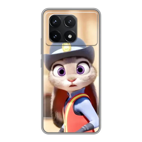 Чехол с рисунком «Заяц Джуді Хопс» для Xiaomi POCO F6 Pro Чехол с рисунком «Заяц Джуді Хопс» для Xiaomi POCO F6 Pro