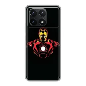 Чохол Супергерой Залізна Людина на Xiaomi POCO F6 Pro (Залізна людина)