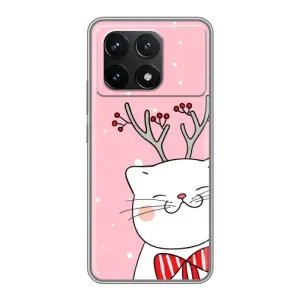 Чехол на тематику: Коты для Xiaomi POCO F6 Pro (Зимний кот)